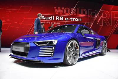 AUDI R8 V10, R8 V10 plus, R8 electric e-tron and motorsport R8 LMS 2015